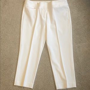White Express Editor Capris